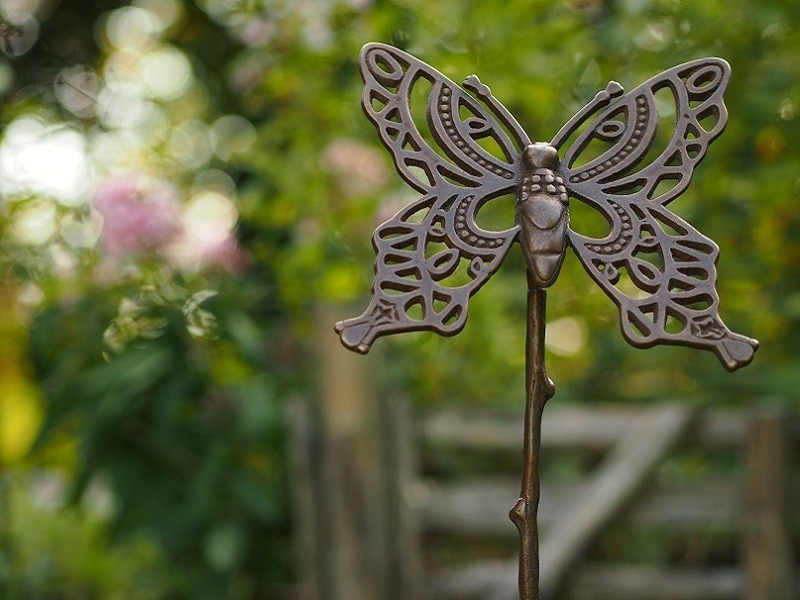 aanvulling Nog steeds advocaat Metalen tuinsteker - Vlinder | Tuindecoratie