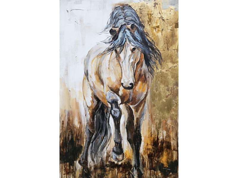 Nieuw Olieverfschilderijen - paarden | Kunst webshop BQ-72