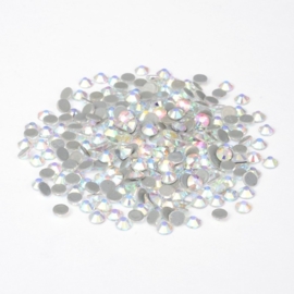 1440 stuks hotfix strass steentjes SS16 4mm crystal AB - AA-kwaliteit