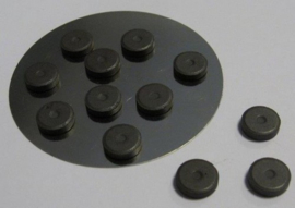 CE12250/5001- 12 stuks magneten van 12mm en 2mm dik