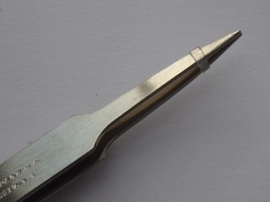 860512/8022- pincet stainless steel super fijn recht 12,3cm