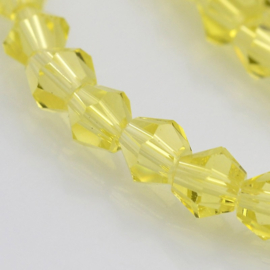 C120.C- ruim 100 stuks AA-kwaliteit imitatie Swarovski crystal kralen 4mm yellow