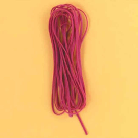 TH12005/0004- 5 meter faux suede veter 3mm fuchsia