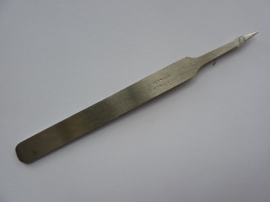 860512/8022- pincet stainless steel super fijn recht 12,3cm