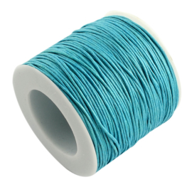 ruim 70 meter waxkoord 1mm blauw