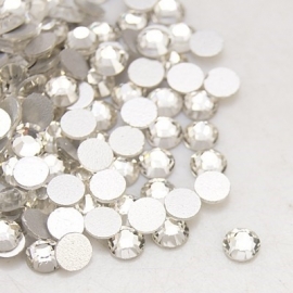 100 kristalsteentjes SS10 2.8mm zilver