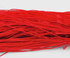27 meter elastiek elastisch koord van 1mm dik rood