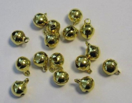 CE12242/4212- 16 stuks sieraden belletjes 8mm goudkleur