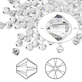 2207 7800- 12 stuks echte Swarovski crystal kralen 6mm crystal