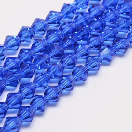 C282.A- 118 stuks AA-kwaliteit imitatie Swarovski crystal kralen blue