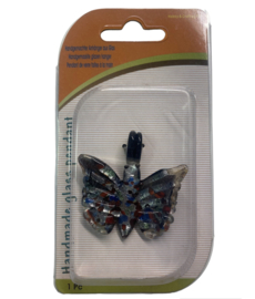 P.130- glashanger vlinder 5x4.5cm