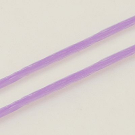 10 meter elastiek 0.8mm dik lila - elastisch nylondraad