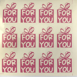 stickervel 'for you'