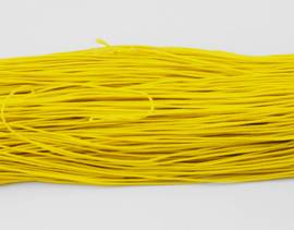 27 meter elastiek elastisch koord van 1mm dik geel