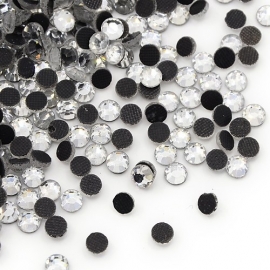 1440 stuks hotfix strass steentjes SS6 2mm crystal zilver - AA-kwaliteit
