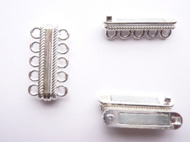 K10- zeer krachtige magneetsluiting voor 5 rijen draad 33x17x7mm