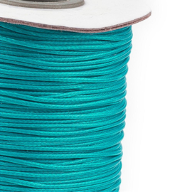 ruim 70 meter hotwax waxkoord 1mm turquoise