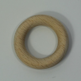 blank houten ring van 35mm doorsnee