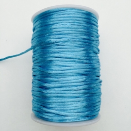 5 meter nylonkoord knoopkoord van 2mm dik blauw