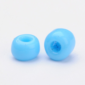 R17- 20gram glazen rocailles 4mm skyblue