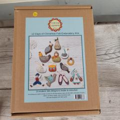 Vilt Pakket 12 Days of Christmas Felt Embroidery Kits