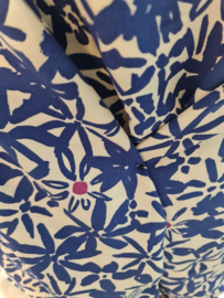 Viscose crepe kobalt