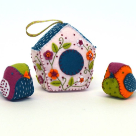 Vilt Pakket - Felt Birdhouse & Birds