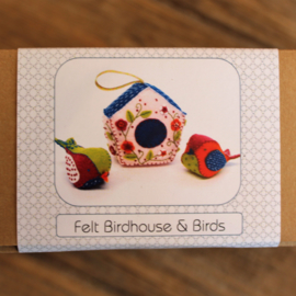 Vilt Pakket - Felt Birdhouse & Birds