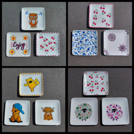 Workshop servies schilderen/Stippen datum op aanvraag