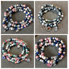 Workshop wikkelarmband  met kraaltjes Woensdagavond 11 Juni