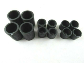 48"  Stanless steel Radiator Hose Kit,   --Black--   Universal