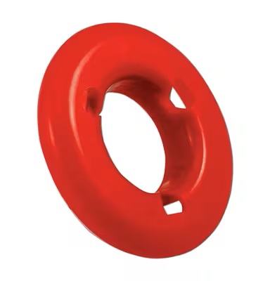 Interior door handle  window crank escutheon   --  Red  -- 1967-72  Chevrolet / GMC Truck