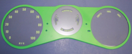 Instrument Cluster Lens,  3 Hole. 1967-72  Chevrolet / GMC Truck