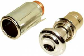 Sigaretten aansteker, Chroom knop  1955-59