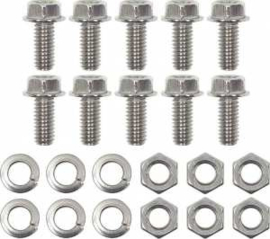 Front Bed Panel Bolt Kit Stainless Steel  1954-87