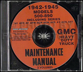 1942-1945 GMC 500-890 Heavy Truck Shop Manual CD