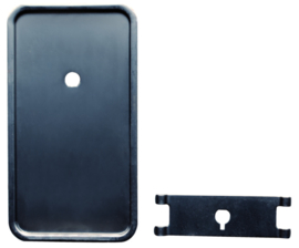 Heater Control Cover Plate - Cable Style  1964-66