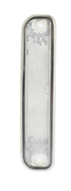 Clear Side Marker Light With Stainless Steel Trim