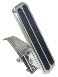 Gas Pedal, Polished Aluminum