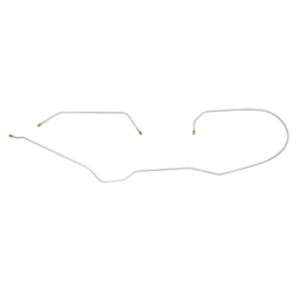 6cyl, 2pc 5/16" Tank to Pump Fuel Lines; -- Steel-- 55-57