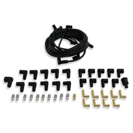 9.5 mm Ignition 90 Degree Boot Spark Plug Wires,  Black