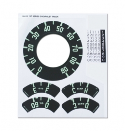 Gauge Decal Kit for 1954 Chevy Truck