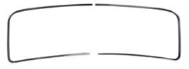 Stainless Windshield Trim  1947-53