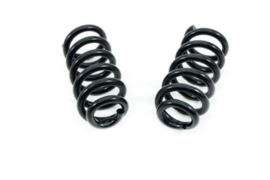 1'' Drop Front Drop Coil Springs Black  1963-72