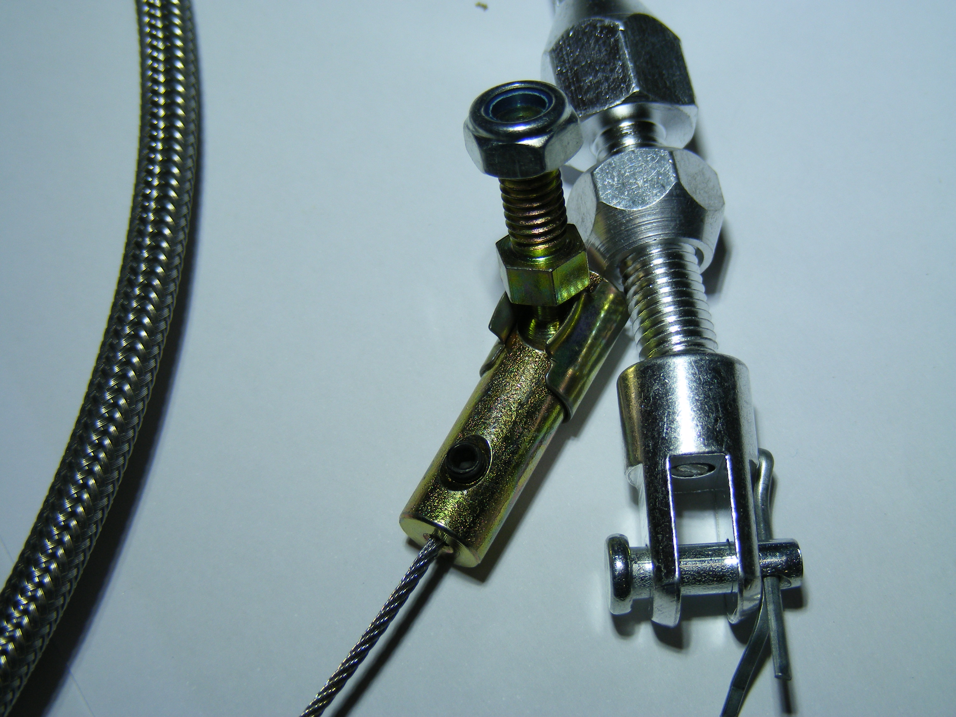 36" Steel Cover Throttle Cable Assembly Kit.