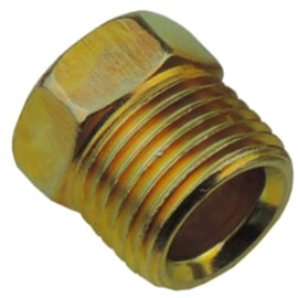 Tube Nut 5/8-18 For 3/8 Tube Gold