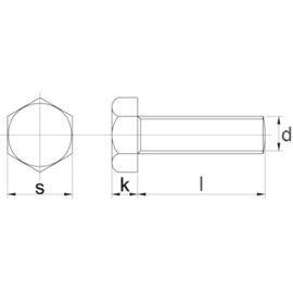 Tapbout 5/16"-18 x 1/2 UNC