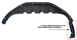 Lower Rear Section of Rear Inner Wheelhouse -Left side - 1973-87