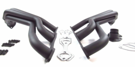 1935-1948 SBC Chevy 283-350 Fat Fenderwell Header Black