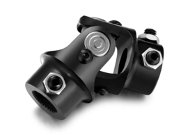 3/4'' DD X 9/16''-26 Steel Steering Shaft Universal U-Joint Black